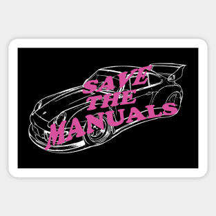 SAVE THE MANUALS Sticker